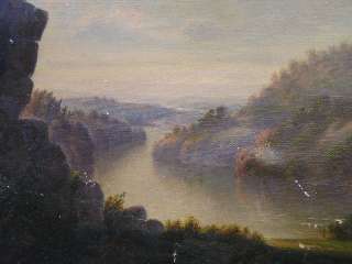   Century Likely Hudson River School Oil Painting (Jefferson County, NY