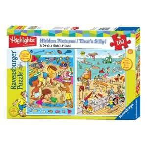  Ravensburger Highlights At The Beach   100 Pieces Double 