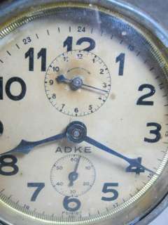 SELL OLD GERMAN  ALARM CLOCK  FOREIGN   1930  1940 YEAR .WATCH WORK 