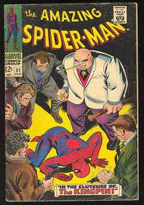 Amazing Spider Man #51, 1967, 2nd Kingpin, VG/VG+  
