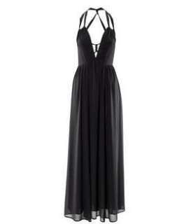 Schwarzes rückenfreies Abendkleid Ballkleid H&M Gr. 44 **NEU** in 