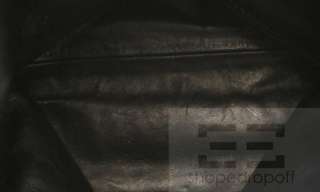 Henry Beguelin Brown, Black, & Orange Distressed Leather Crossbody Bag 