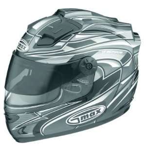 Gmax GM68S Max Graphic Black Full Face Snow Helmet Dual Lens  
