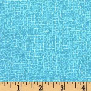 44 Wide Surf City Woven Mat Light Blue Fabric By The 