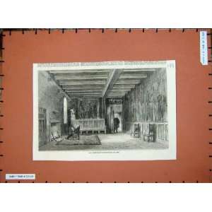  Audit Room Winchester College School Tapestry Print