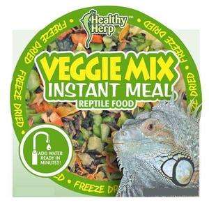   VEGGIE MIX Food .16 oz Freeze Dried Vegetable Iguana Skink Tortoise