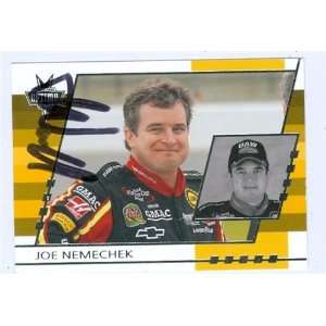 Joe Nemechek Autographed/Hand Signed Trading Card (Auto Racing) 2003 