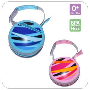 MAM SOOTHER HOLDER POD 0M+ BLUE OR PINK BPA FREE  