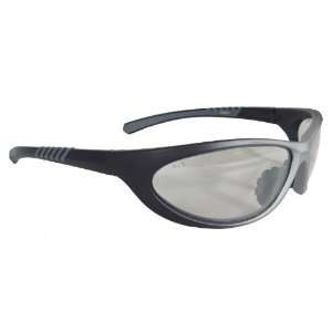 Radians Paradox Black/Silver Frame Safety Glasses Indoor/Outdoor Lens 