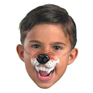   Party By Disguise Inc Wolf Nose With Elastic / Black   Size One   Size