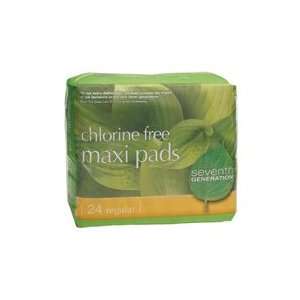  Seventh Generation Regular Maxi Pads (Pack of 12) 24 Count 