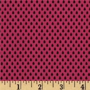  44 Wide Hoodies Collection Seed Dot Pink Fabric By The 