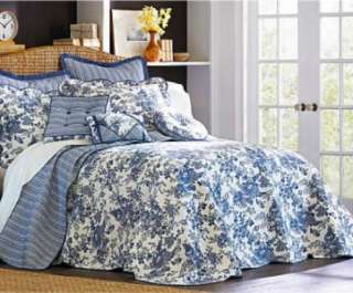 New Toile Garden King Bedspread by  Home