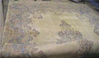 Offered is a great Kerman Oriental Rug. The condition is very good to 