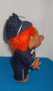 NORFIN TROLL POLICE OFFICER MCNORFIN ORANGE HAIR + TAG  