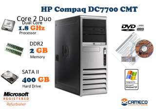 Hp cd7700 refurbished desktop tower computer Dual Core  