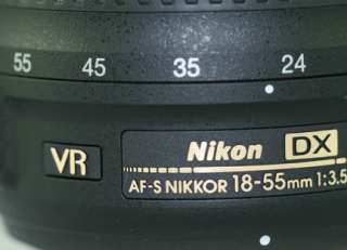 Nikon 18 55mm 18 55 VR Wide Angle LENS KIT F D5100 D90 018208021765 