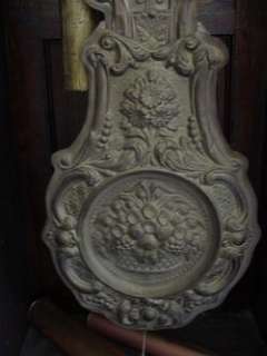 French Carved Floor Clock, Monumental, Figural Designs  