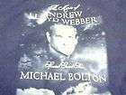 Michael Bolton Andrew Lloyd Webber t shirt adult Large
