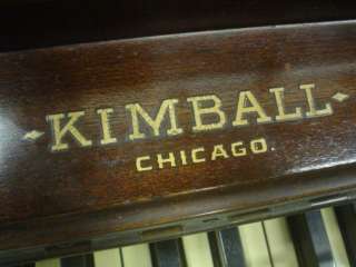 Kimball Console Acoustic Piano Mahogany with bench  