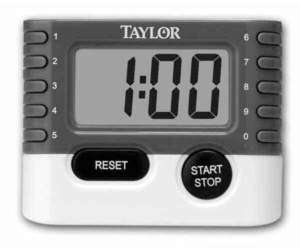 Taylor 10 Key Digital Timer/Clock, 5829  