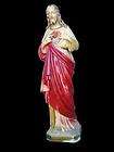 Traditiona​l Plaster Statue of Jesus Sacred Heart  34.5