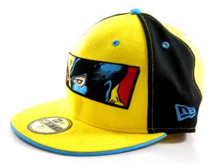 New Era Marvel Comics Wolverines Face Yellow/Black Baseball Hat Cap 