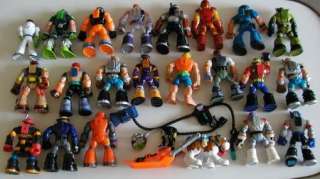 Fisher Price Rescue Heroes LOT 21 Figures 1 Dog Sled Backpack Heros 