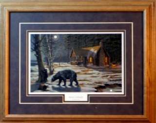 Mary Pettis SWEET CURIOSITY Bear Camp Framed Print  