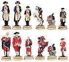 New American Revolution Chess Set Collectible Figurines