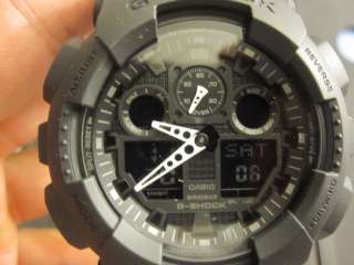 Shock GA100 1A1CR Black Watch BNIB $140  