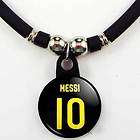 Lionel Messi #10 FC Barcelona 2011 12 Away Jersey Necklace, NEW