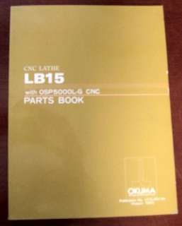 Okuma LB 15 OSP 5000L G Parts Book  