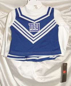 New York Giants Cheerleading Outfit Toddler 12M Nike  