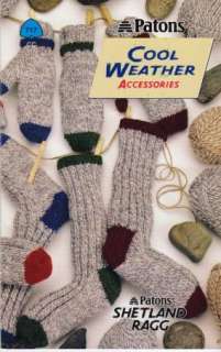 Patons COOL WEATHER ACCESSORIES Knitting Shetland Ragg  