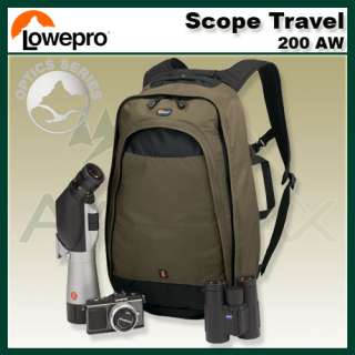 Lowepro Scope Travel 200 AW Spotting Scope Binoculars Tripod Camera 