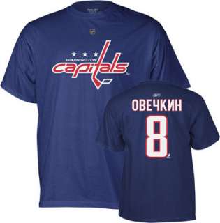 Alex Ovechkin Navy Reebok Russian Language Barrier Name and Number 