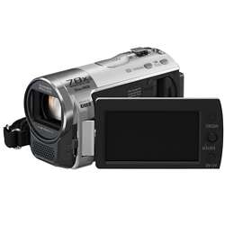Panasonic SDR S50EG W Camcorder (SD Kartenslots, 78 fach optisher Zoom 