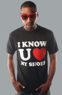 Fully Laced The I Know You Love My Shoes TeeBlk  Karmaloop 