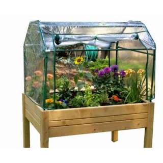 Riverstone 3 ft. x 4 ft. Eden Mini Greenhouse and Enclosed Herb Garden 