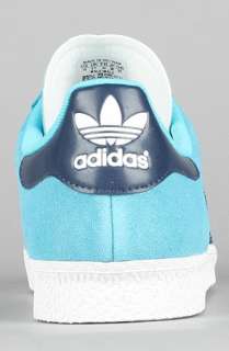 adidas The Gazelle 2 Suede Sneaker in Clear Blue and Dark Indigo 