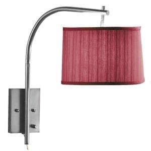   Collection Arch1 Light Brushed Steel Wall Medium Swing Arm Pin up Lamp