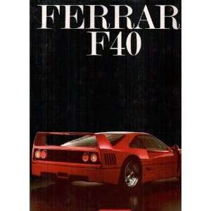 Ferrari F 40  Heike K. Foltys Bücher