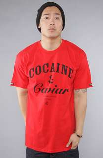 Crooks and Castles The Coca Caviar Tee in Red  Karmaloop   Global 