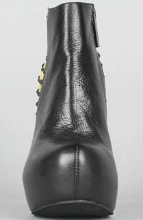 Matiko Shoes The Mila Bootie in Studded Green Snake  Karmaloop 