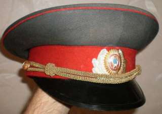 Soviet Russia USSR Summer Visor Hat Police Militia 1964  