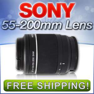 Sony SAL 55200 55 200mm f/4 5.6 DT Autofocus Lens 027242737808  