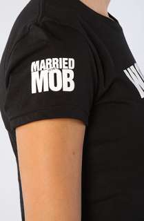 Married to the Mob The Men Beaters Tee in Black  Karmaloop 