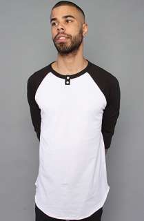 Mister The Basic Baseball Raglan in Black  Karmaloop   Global 