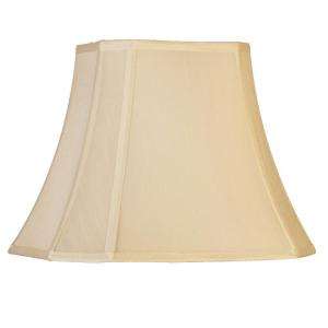   Industries Beige Cut Corner Rectangle Single Replacement Lamp Shade